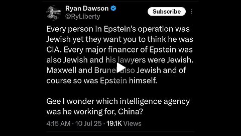 Do you think Jeffery Epstein worked for the Israeli government/Mossad?