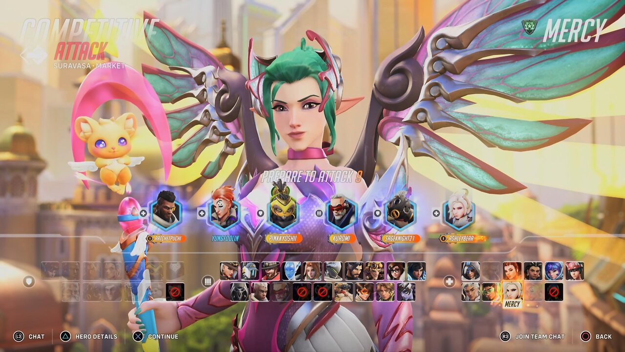 Overwatch 2 Mercy Gameplay (No Commentary)