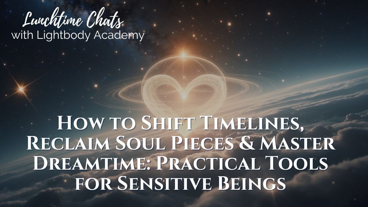 Lunchtime Chats ep 225: How to Shift Timelines, Reclaim Soul Pieces & Master Dreamtime