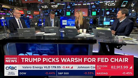 Praise for Trump's Fed Chair Nominee Kevin Warsh is rolling in