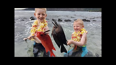 2 Weeks Fishing, Camping, Hiking & Adventure in Hawaii - Fishing Catch and Cook.