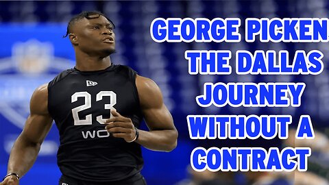 🏈 George Pickens: The Dallas Journey Without a Contract | Shocking NFL Update 🔥| NEWSDRIFT
