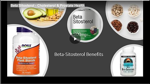 "Cholesterol and Prostate Health Benefits of Beta Sitosterol"