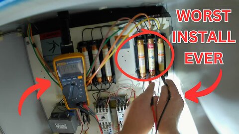 Shocking Mistake: Wrong Electrical Contactor Installed!