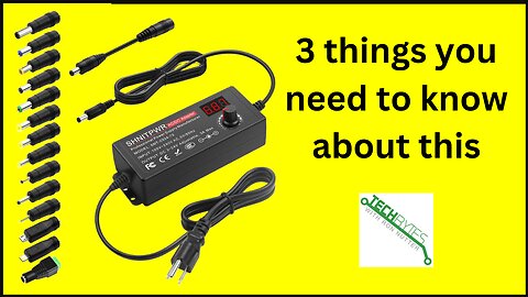 3 Things to know about the SHNITPWR 3V ~ 24V 3A 72W Power Supply Adjustable