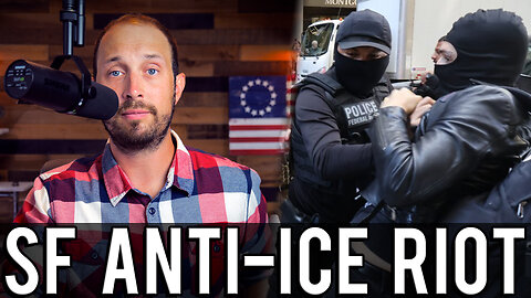 Anti-ICE Rioters Block Cars in San Francisco | Get Dragged Down the Street