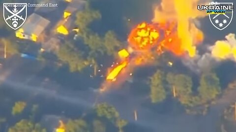Ukrainian forces BLOW UP Russian drone crew and equipment in precise strike