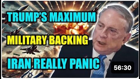 "Douglas Macgregor Unveils Trump's Complete Military Backing for Israel, Iran's Nightmare Commences"