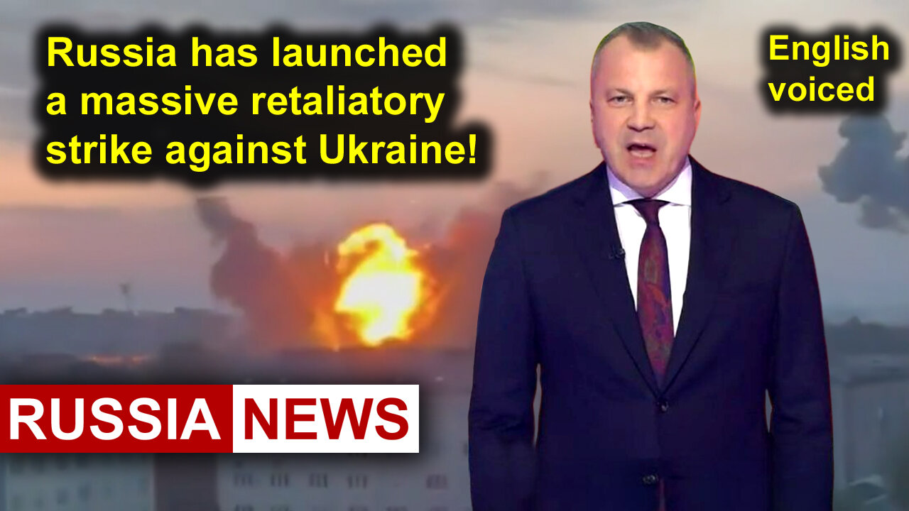 Russia has launched a massive retaliatory strike against Ukraine!