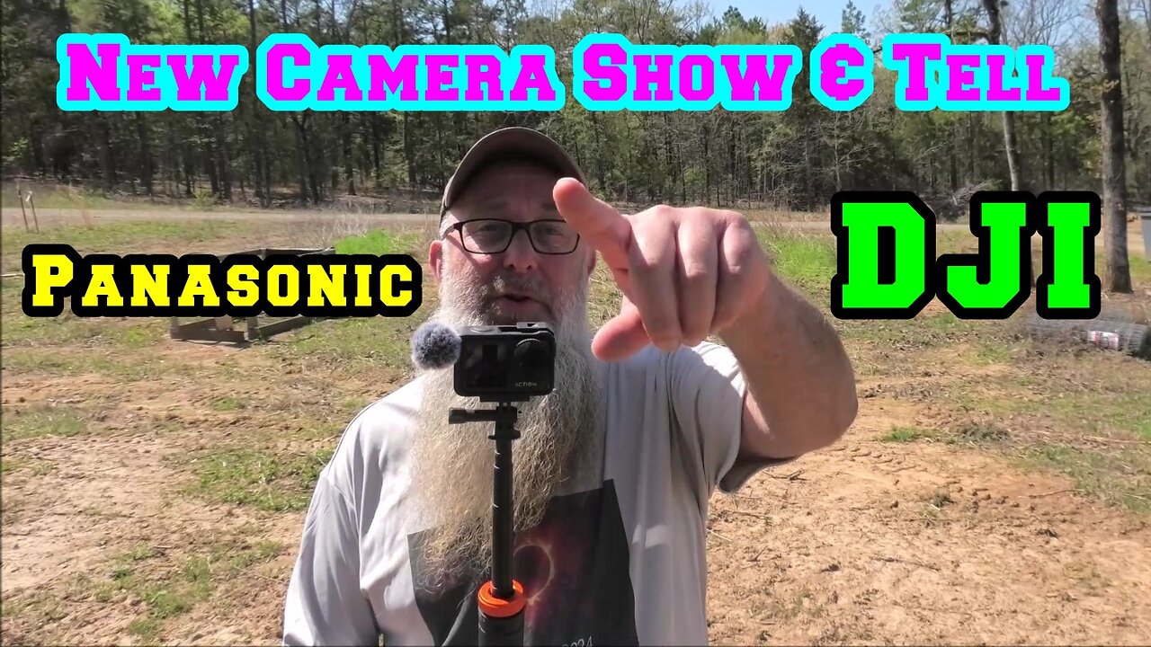 New Camera Show & Tell | DJI Action 4 | Panasonic HC VX3 | Hügelkultur Preparations | shed to house