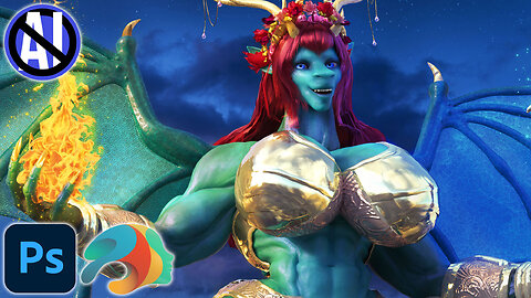 How I Made a Dragon Girl in 3D Art!