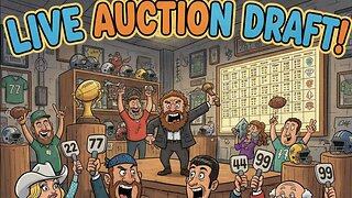 Crush the Competition: LIVE Fantasy Football Auction Draft Like a PRO!