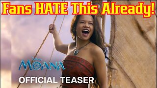 Moana Live Action Trailer HATED By Fans! Disney's Next Big Failure? Trailer Reaction | Remake