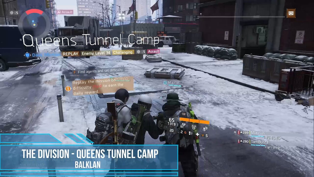 Queens tunnel camp