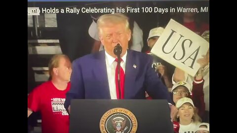 Trump in Warren Michigan yesterday admits to serving in his third term…BOOM
