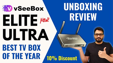 vSeeBox Elite Ultra 2025 - Best Device of the Year - Android Streaming TV Box UNBOXING REVIEW