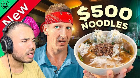 Dario Reacts More Best Ever Food Review Show | $5 VS $500 Korean Noodles!! (Record Breaking Bowl!)