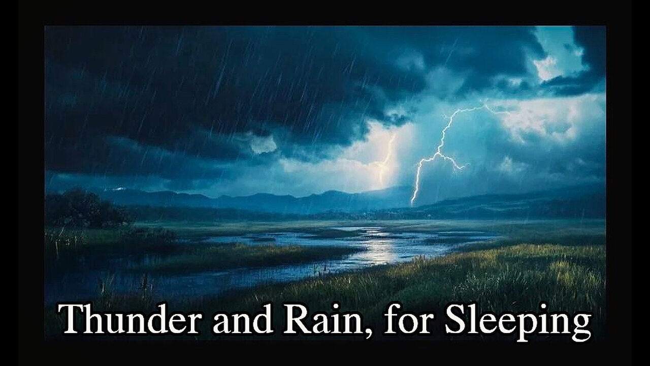 DREAMY RAIN and COZY THUNDER Sounds for Sleeping