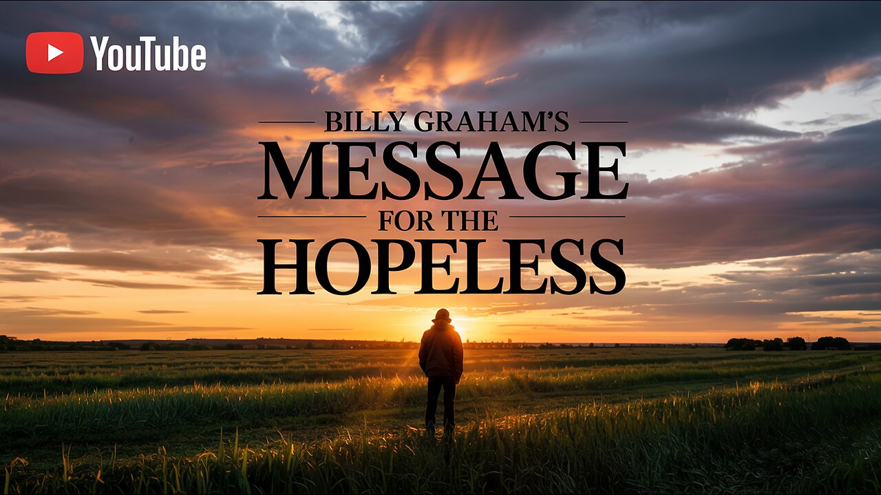 💔 BILLY GRAHAM’S URGENT MESSAGE FOR THE HOPELESS: “GOD SEES YOUR PAIN!” 🙏🔥 #BillyGrahamSermons #Hope