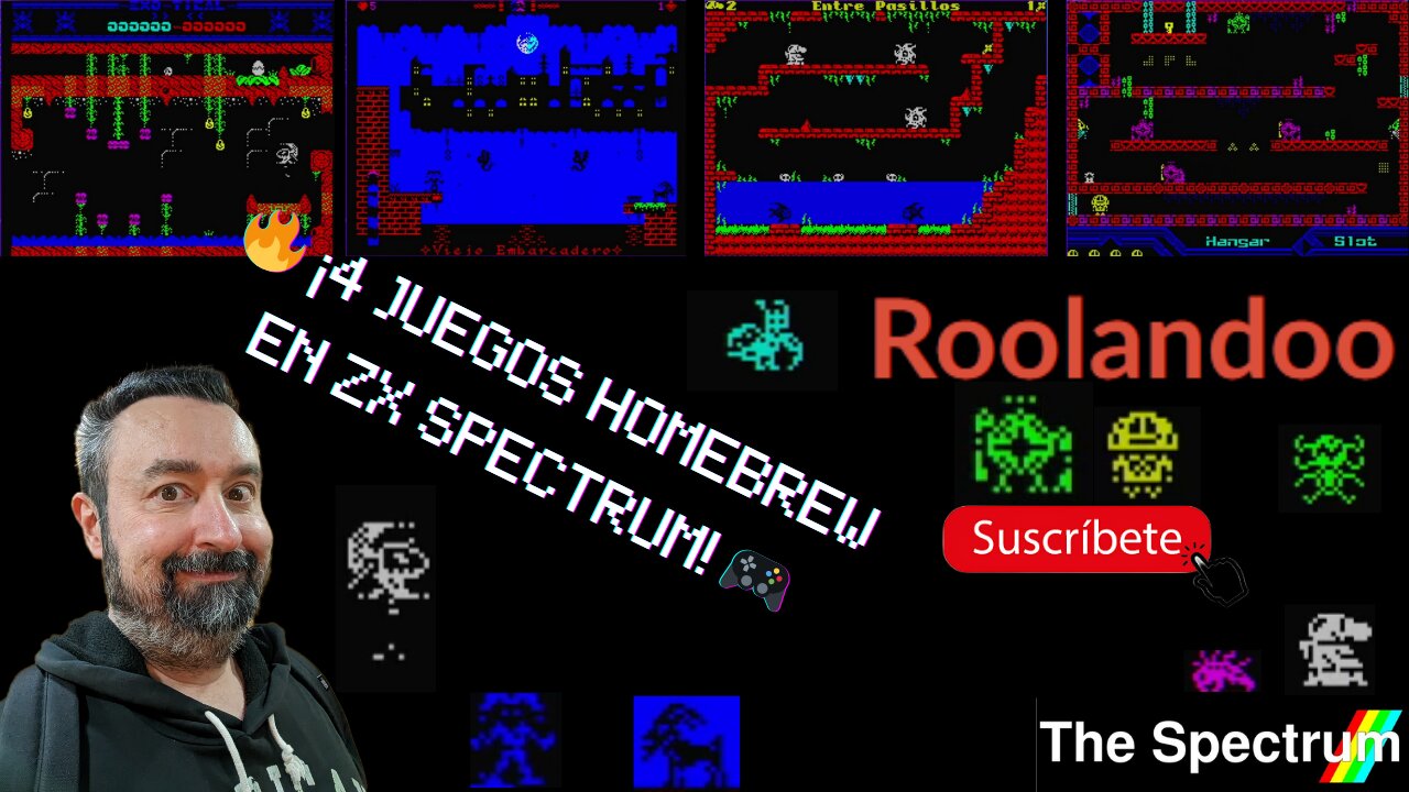 🎮 ¡4 JUEGOS NUEVOS para ZX Spectrum! Probándolos en The Spectrum 🕹️🔥