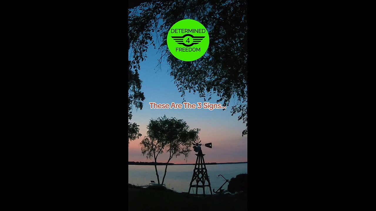 These Are The 3 Signs...