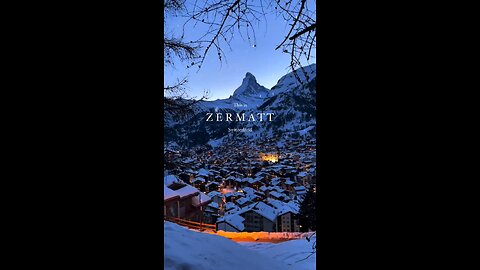 Breathtaking Views of Zermatt, Switzerland 🇨🇭🏔️