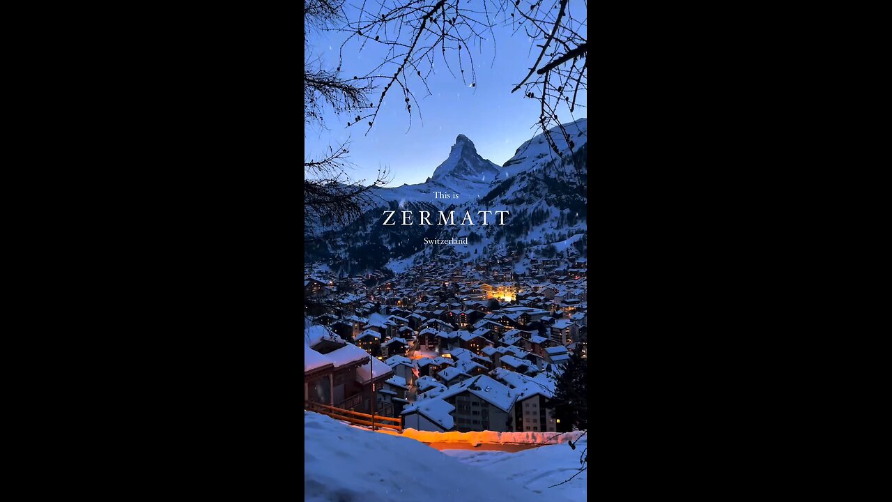 Breathtaking Views of Zermatt, Switzerland 🇨🇭🏔️