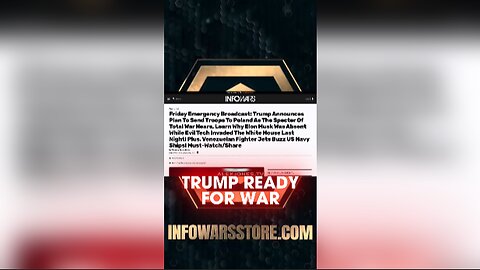 Alex Jones: Trump Threatening To Send Troops To Poland - 9/5/25