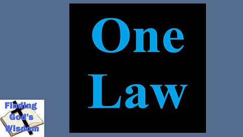 One Law