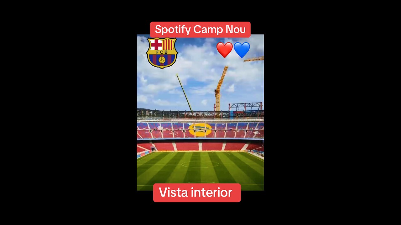 Spotify Camp Nou FC Barcelona new stadium inner views