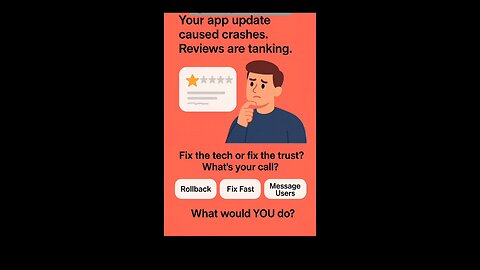 ✅ Your app update caused crashes