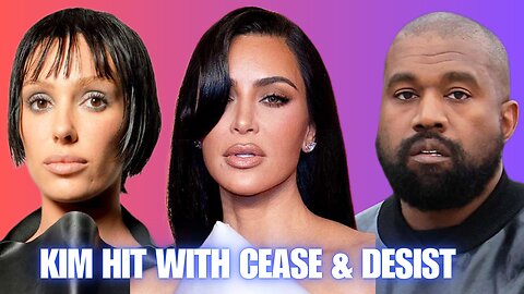NURSE!!! Kanye & Bianca Serve Kim a Cease & Desist, Threaten to Seek Full Custody of Their Kids