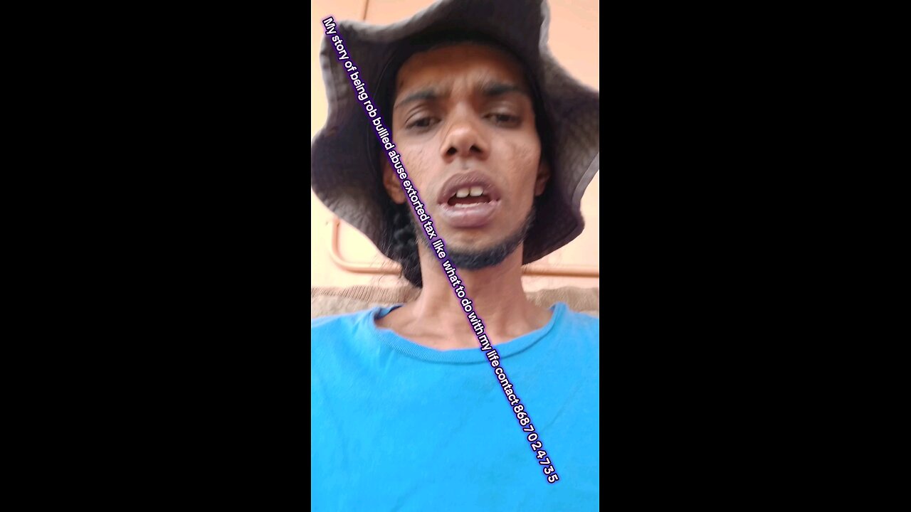 My story of being rob bullied abuse extorted tax like what to do my contact 868 702 4735