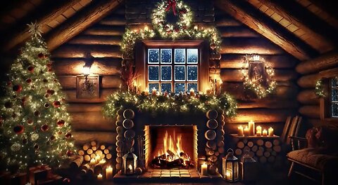 2 Hours Of Relaxing Christmas Jazz Instrumental Music With Fireplace Ambience for Sleep & Study.
