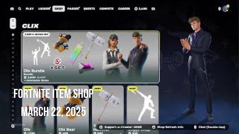 Fortnite Item Shop|March 22, 2025(*New* Clix Bundle & More)