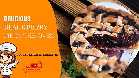 The recipe for the Most Delicious BLACKBERRY Pie in the OVEN! How to make a delicious dessert?
