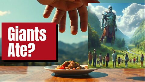 What Did BIBLICAL GIANTS Eat to Stay Healthy?