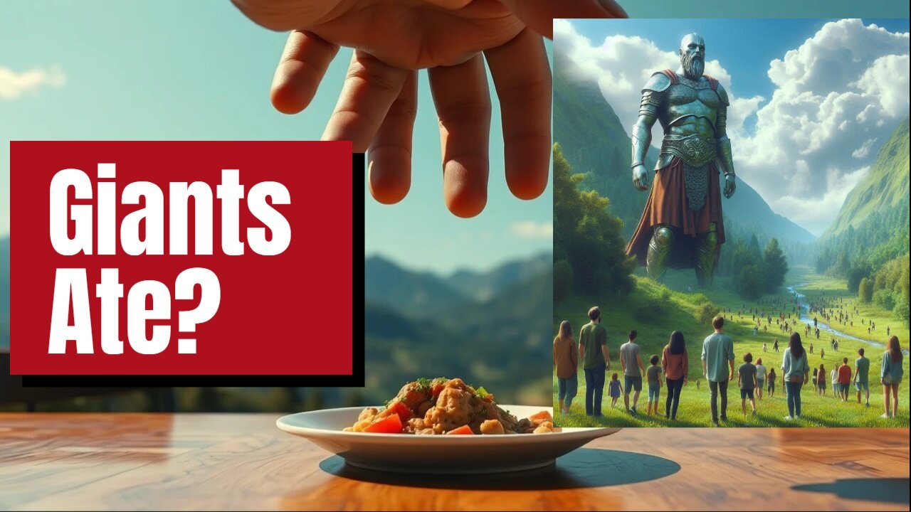 What Did BIBLICAL GIANTS Eat to Stay Healthy?