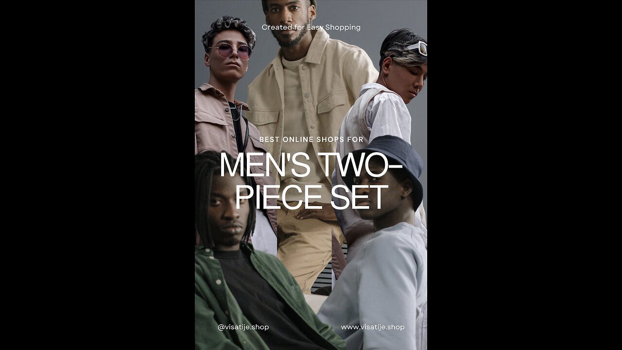 Looking for Stylish Men’s Two-Piece Set Online Stores
