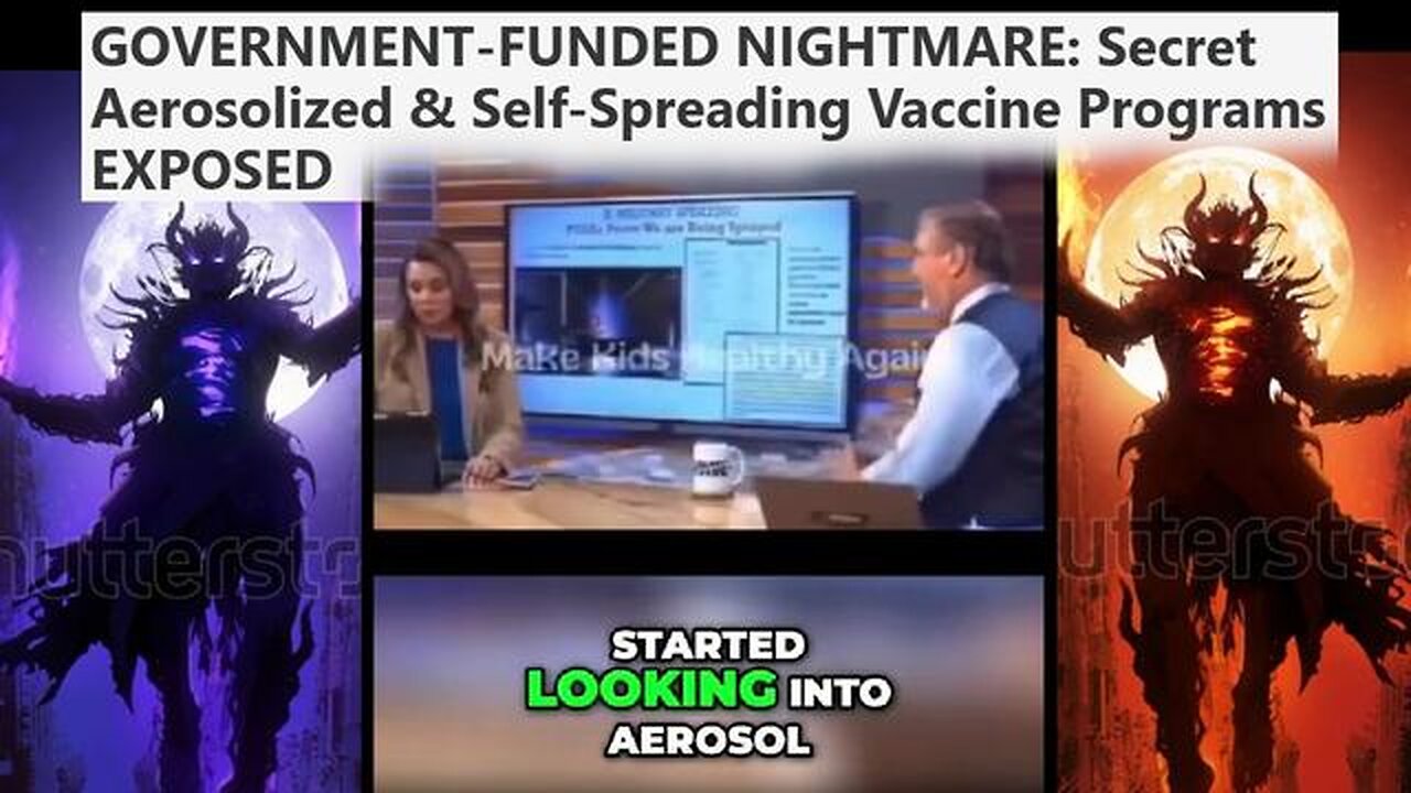 GOVERNMENT-FUNDED NIGHTMARE: Secret Aerosolized & Self-Spreading Vaccine Programs EXPOSED