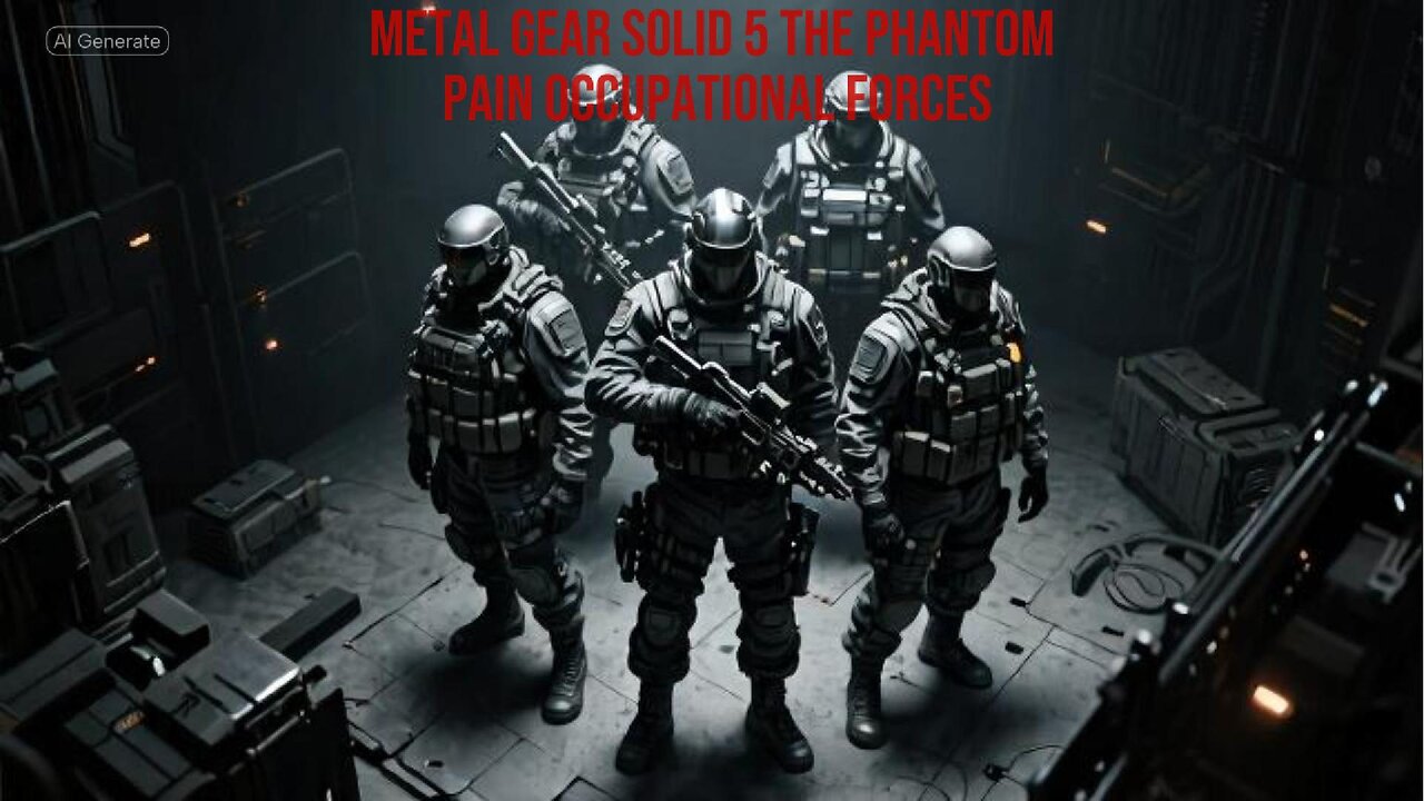 Metal Gear Solid V Occupational Forces