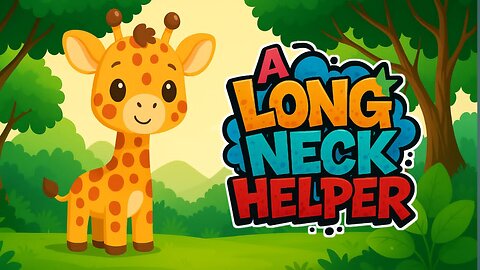 A Long Neck Helper Friends 🦒