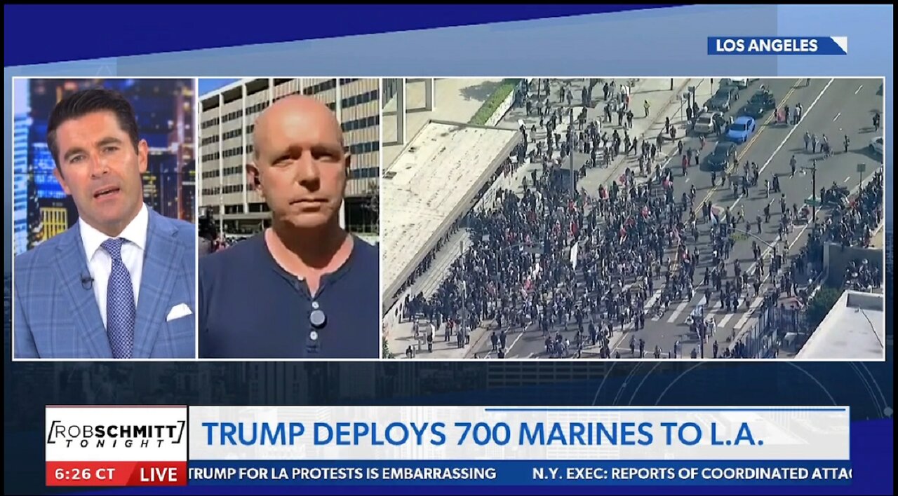 TRUMP DEPLOYS 700 MARINES TO L.A.