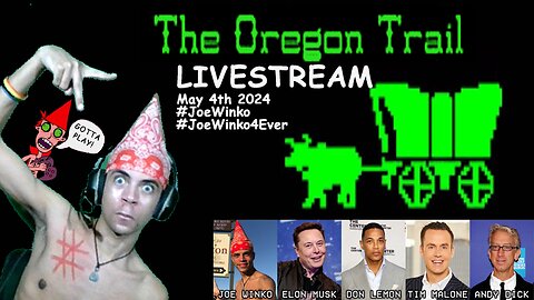 Andy Dick & Joe Winko Survive | Oregon Trail (1990) PC Gaming Video (May 4th 2024) | Joe Winko