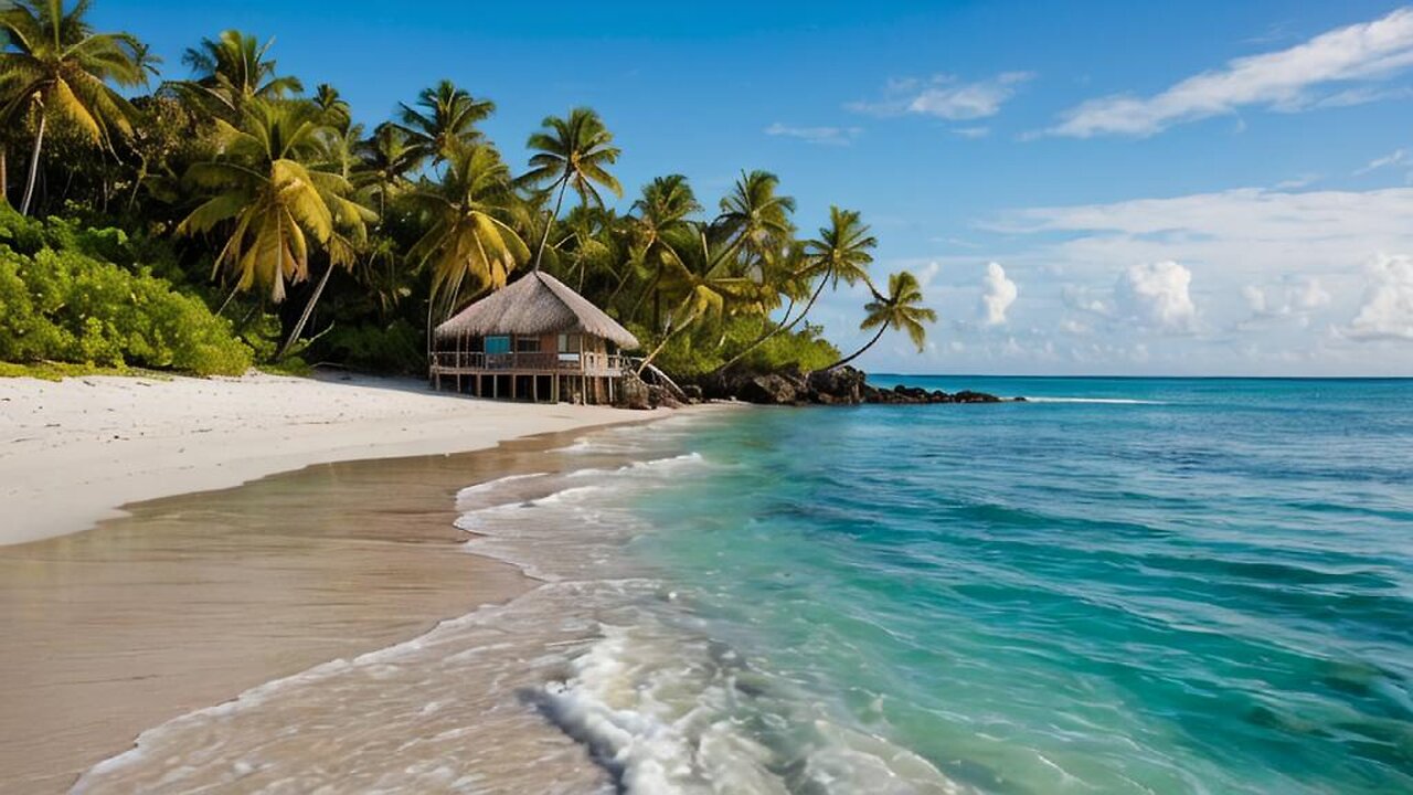 LIVE Replay: Peaceful Beach Scenery | Relaxing Ocean Waves & Ambient Zen Music for Relaxation & Sleep 4K