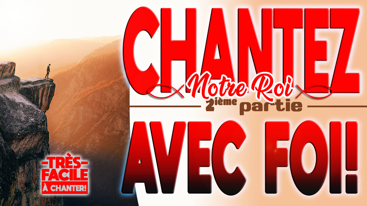 BELLE LOUANGE POUR NOTRE ROI! À CHANTER TOUS EN CHŒUR! 🙏❤️🙏 - NOTRE ROI - 🙏❤️🙏 #musiquechrétienne