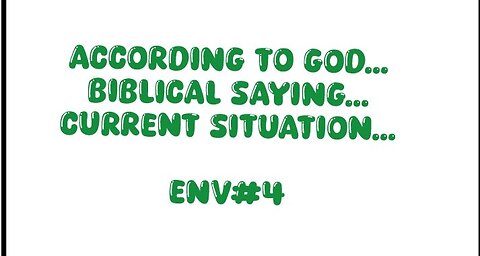 ENV#4... WEF satan organization. Wrestling evil. Onanism. Climate lies. Depopulation