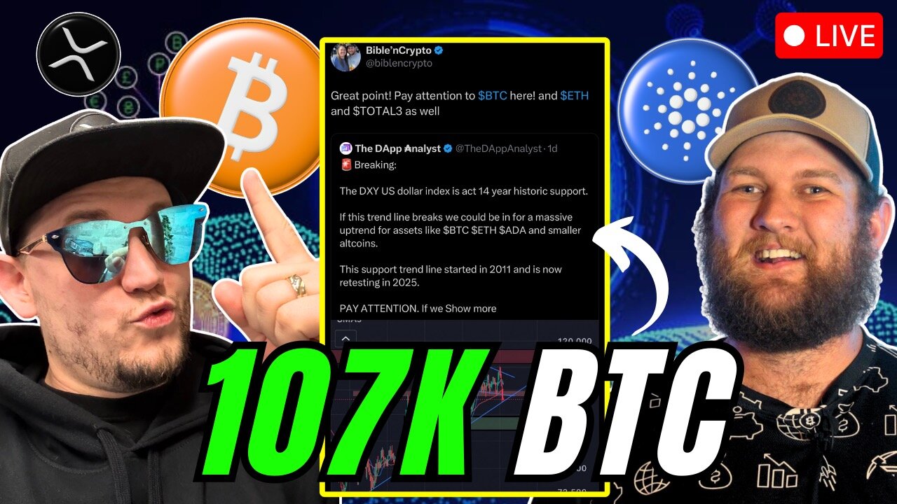 Bitcoin Short Squeeze to $107K! Crypto Recovery!