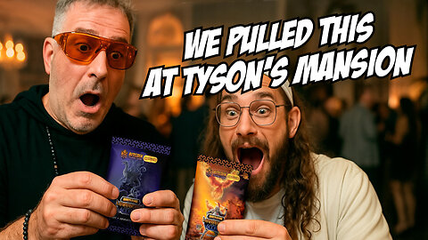 BTC Cards Took Over Mike Tyson’s Mansion 💥🥊