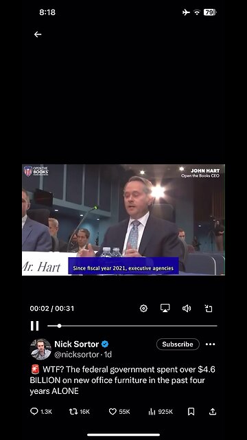 Federal Government spent over $ 4.6 billion on furniture